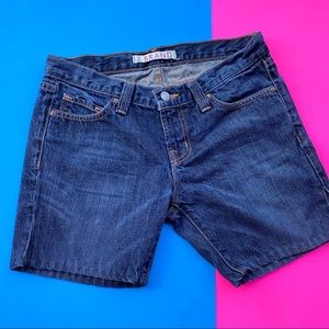 J BRAND blue jean denim shorts size 26